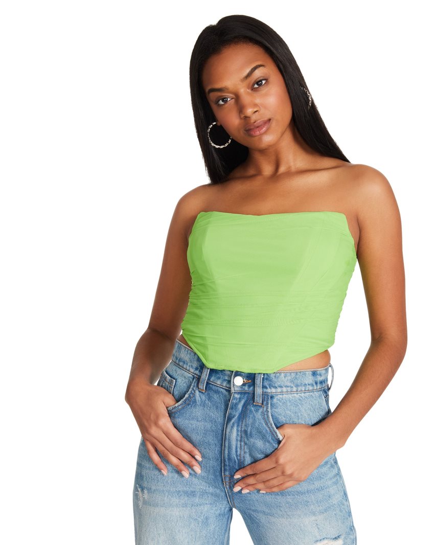 Green Steve Madden Dahlia Neon Women's Bras | PH 2317JYD